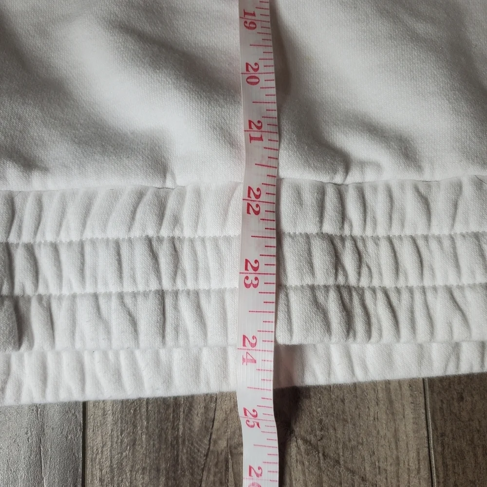 Fila Women's 1/4 Zip Pullover Sweatshirt Size XL White Blue Red EUC - Picture 7 of 16